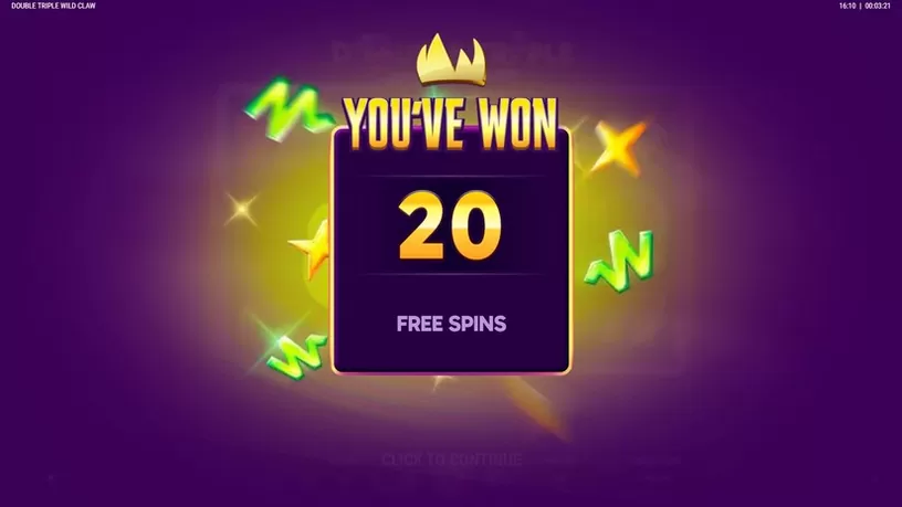 Double Triple Wild Claw slot screenshot 3