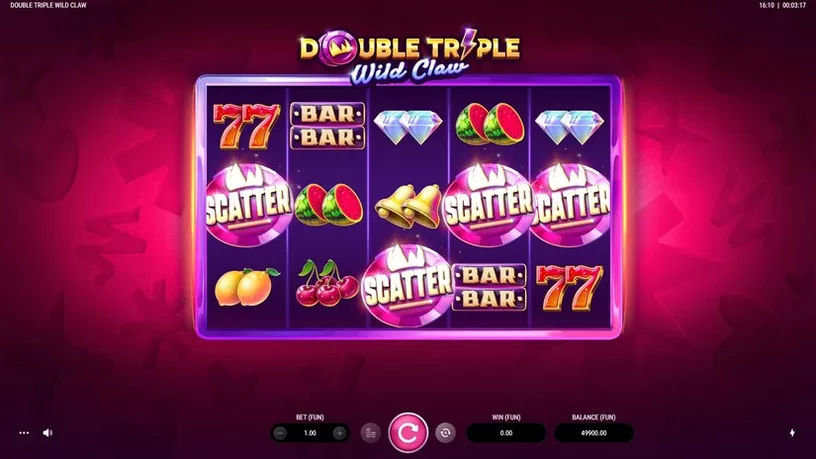Double Triple Wild Claw slot screenshot 2