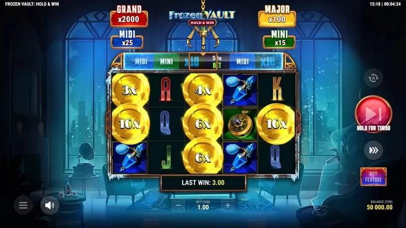Frozen Vault: Hold&Win slot screenshot 2