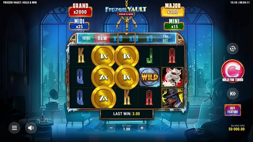 Frozen Vault: Hold&Win slot screenshot 1