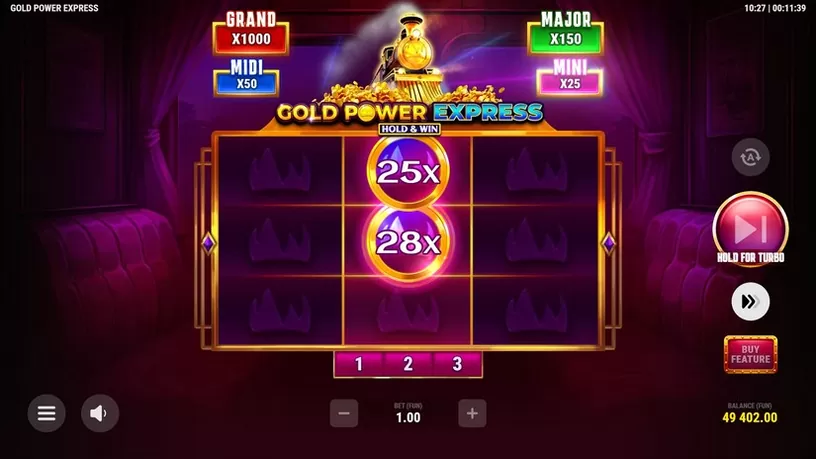 Gold Power Express slot screenshot 4