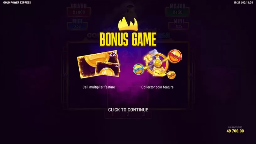 Gold Power Express slot screenshot 3