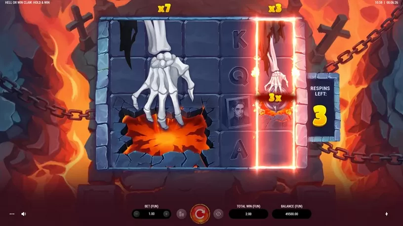 Hell or Win Claw: Hold & Win slot screenshot 4