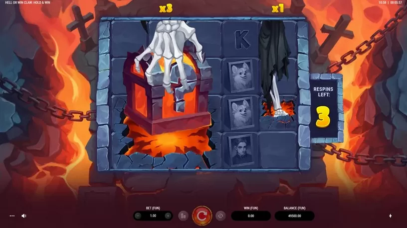 Hell or Win Claw: Hold & Win slot screenshot 3