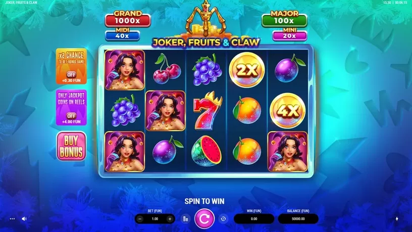 Joker, Fruits & Claw slot screenshot 1