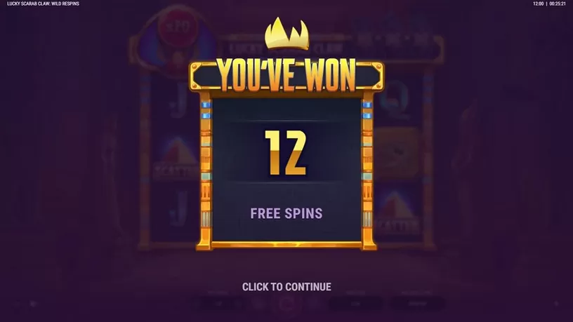 Lucky Scarab Claw: Wild Respins slot screenshot 3