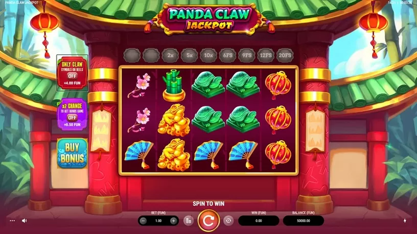 Panda Claw Jackpot slot screenshot 1
