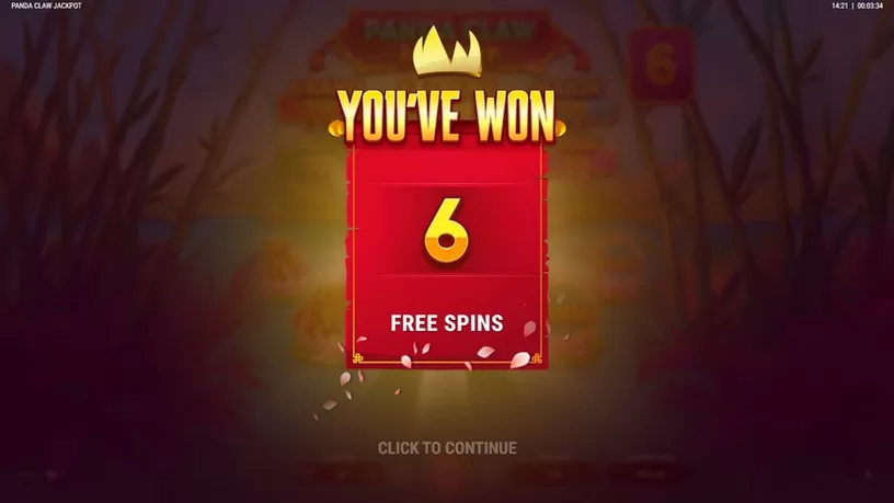 Panda Claw Jackpot slot screenshot 3