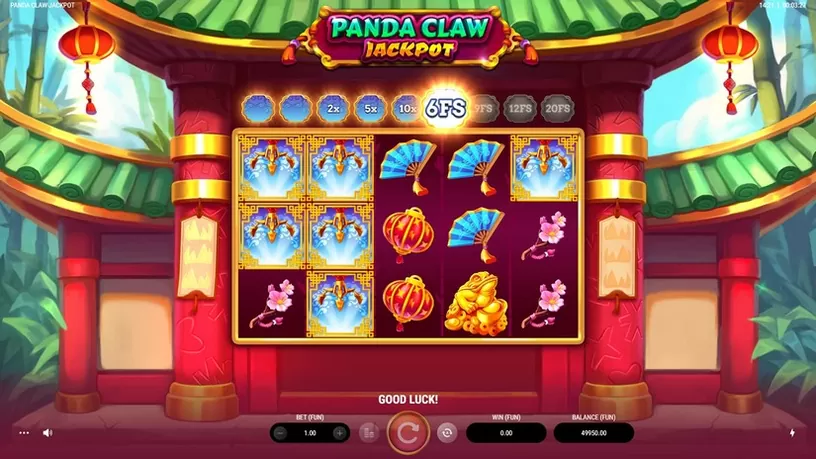 Panda Claw Jackpot slot screenshot 2