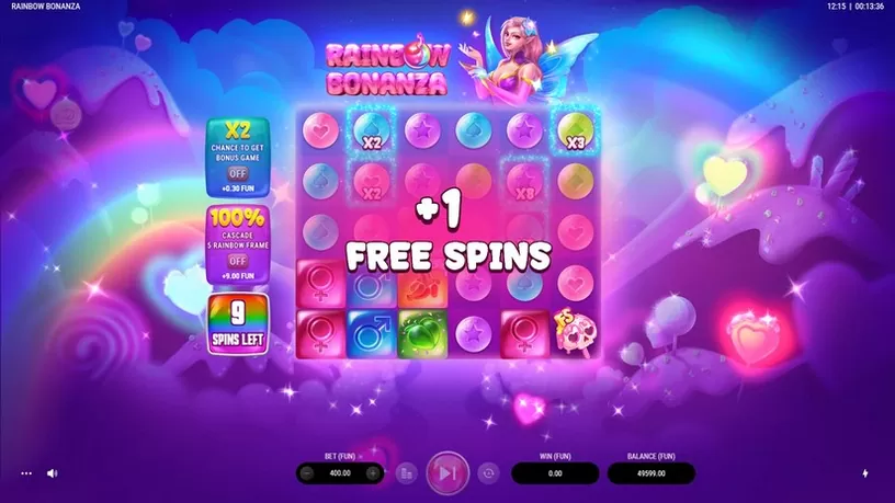 Rainbow Bonanza slot screenshot 3