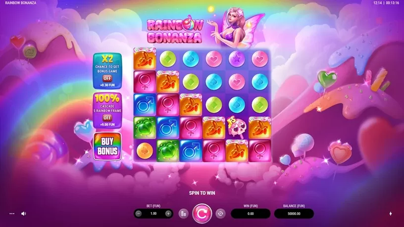 Rainbow Bonanza slot screenshot 1