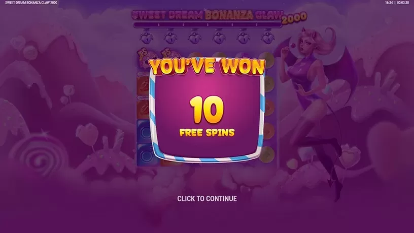 Sweet Dream Bonanza Claw 2000 slot screenshot 3