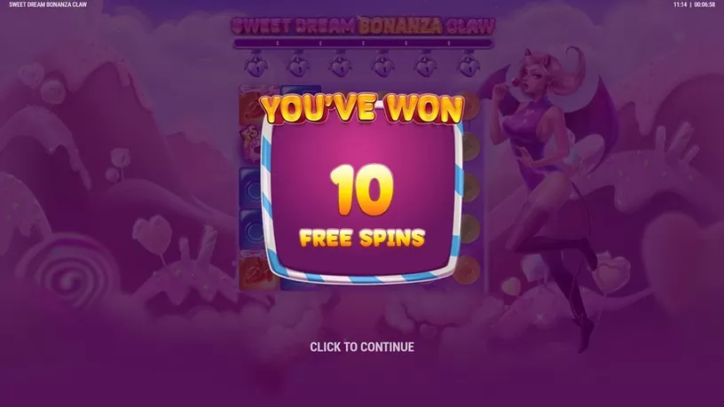 Sweet Dream Bonanza Claw slot screenshot 3