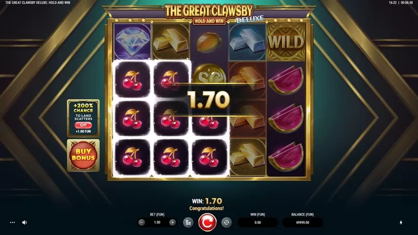 The Great Clawsby Deluxe: Hold and Win slot screenshot 2