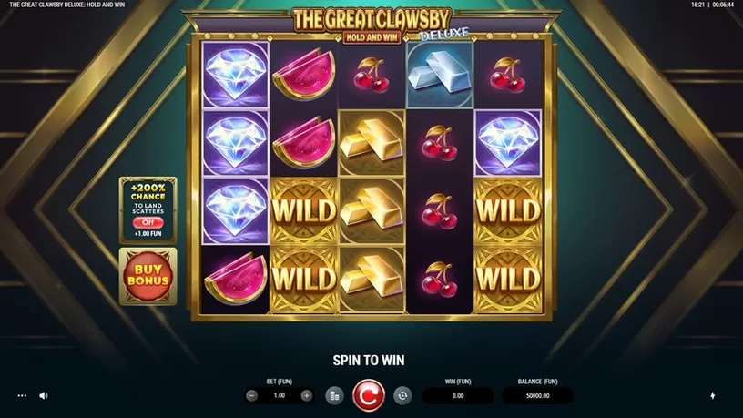 The Great Clawsby Deluxe: Hold and Win slot screenshot 1