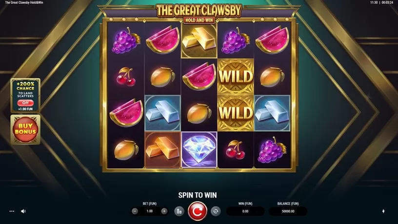 The Great Clawsby: Hold and Win slot screenshot 1