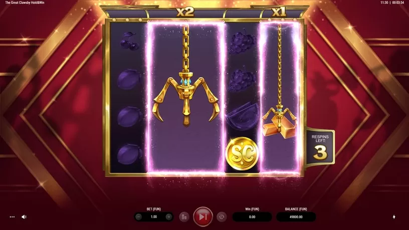 The Great Clawsby: Hold and Win slot screenshot 3