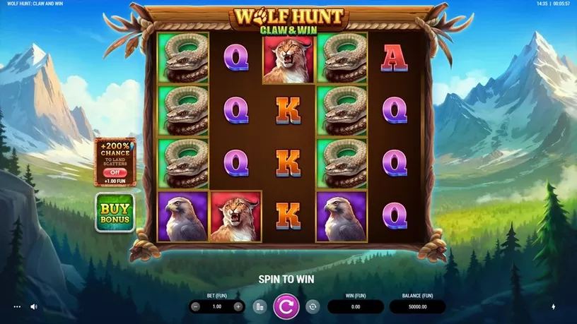Wolf Hunt: Claw and Win slot screenshot 1