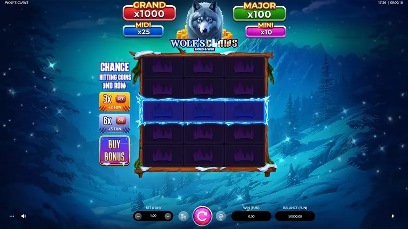 Wolf’s Claws slot screenshot 1