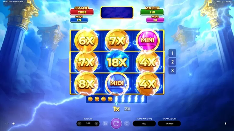 Zeus Claws Eternal Win slot screenshot 4