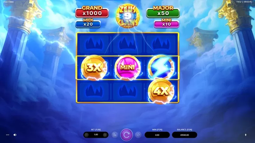 Zeus Claws slot screenshot 2