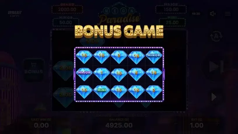 Neon Paradise: Hold and Win slot screenshot 3