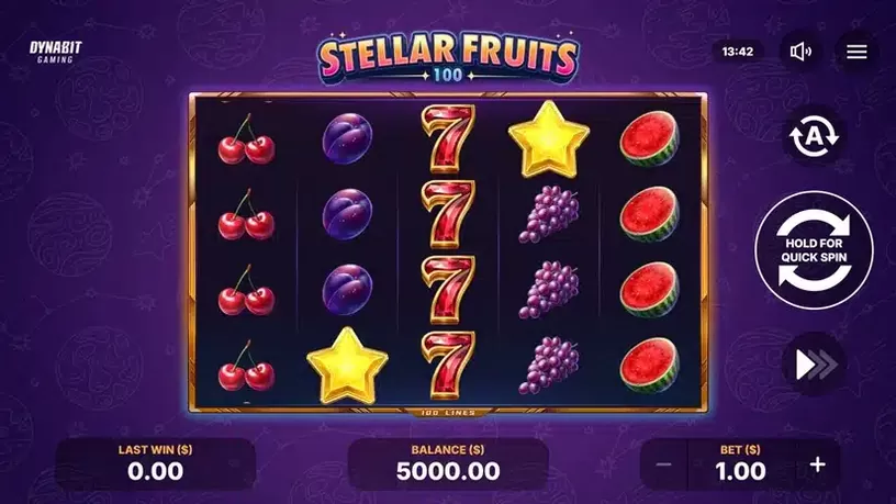 Stellar Fruits 100 slot screenshot 1