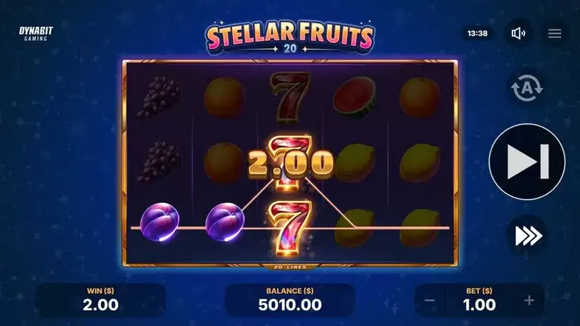 Stellar Fruits 20 slot screenshot 3