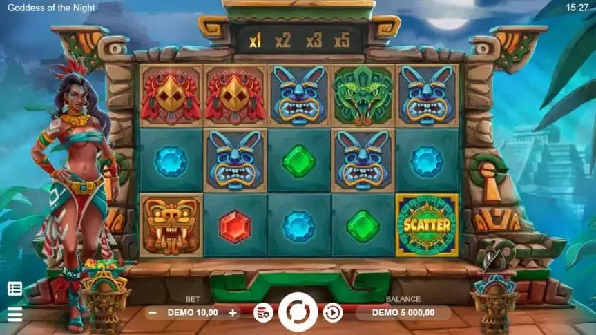 Goddess of the Night slot screenshot 1