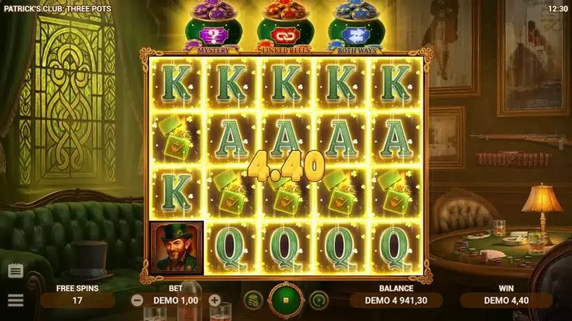 Patrick’s Club: Three Pots slot screenshot 6