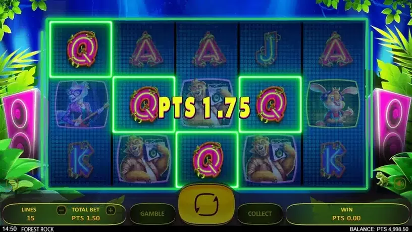 Forest Rock slot screenshot 2