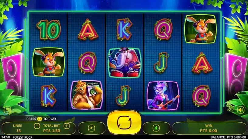 Forest Rock slot screenshot 1