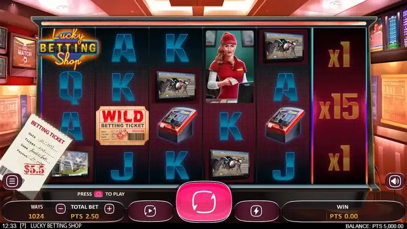 Lucky Betting Shop slot screenshot 1