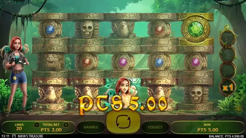 Maya’s Treasure slot screenshot 2