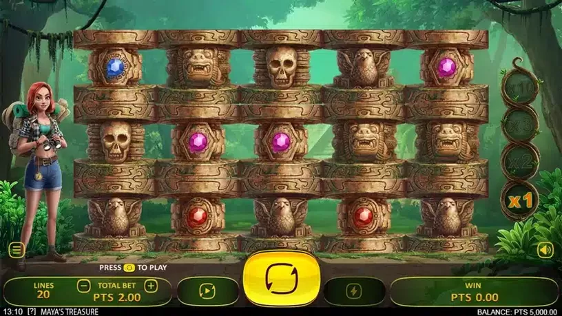 Maya’s Treasure slot screenshot 1