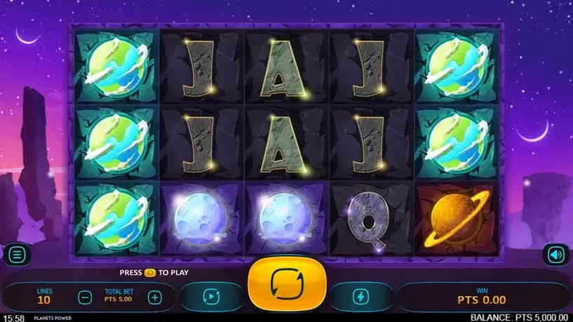 Planets Power slot screenshot 1