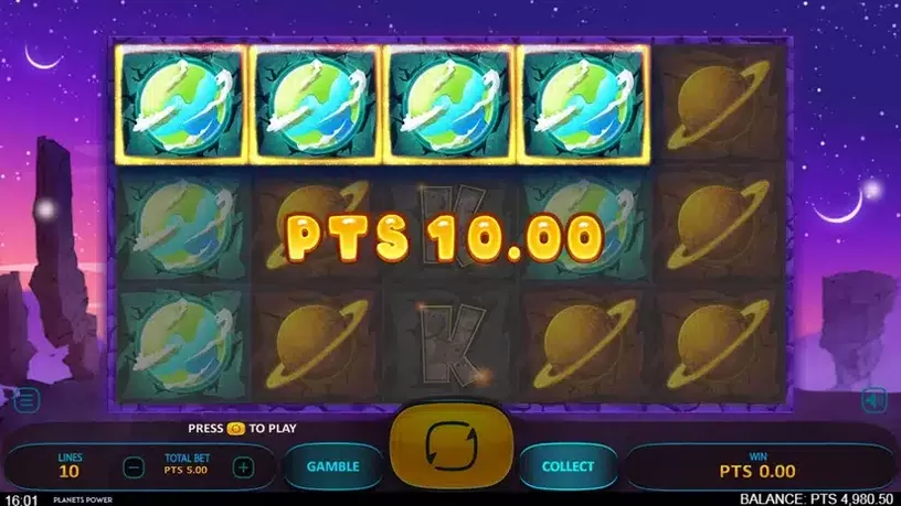 Planets Power slot screenshot 5
