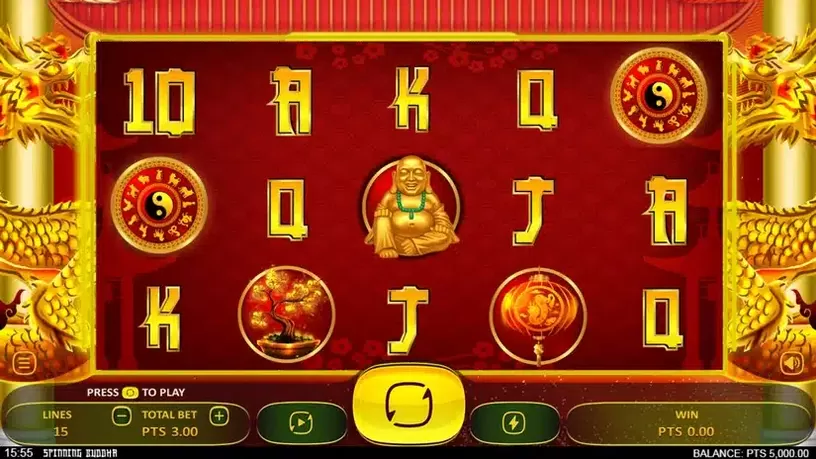 Spinning Buddha slot screenshot 1