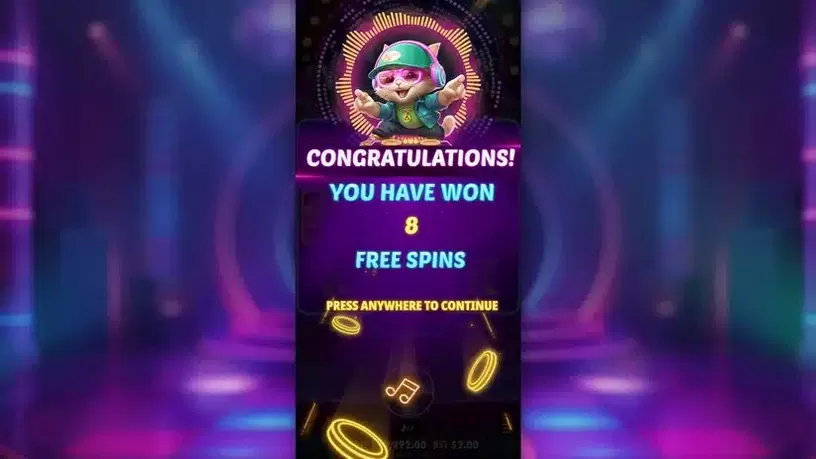 DJ Neko slot screenshot 3