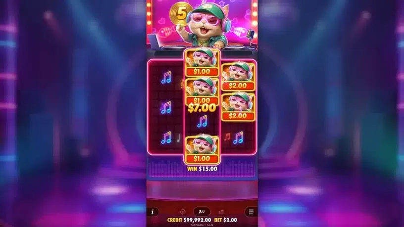 DJ Neko slot screenshot 5