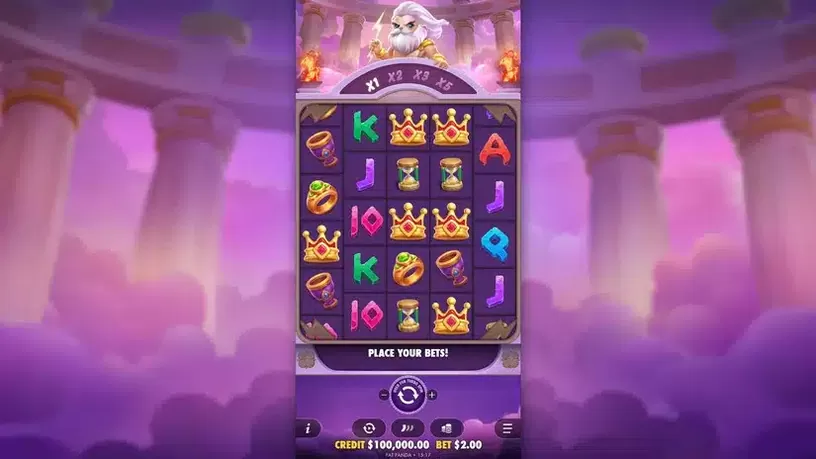 Olympus Wins slot screenshot 1
