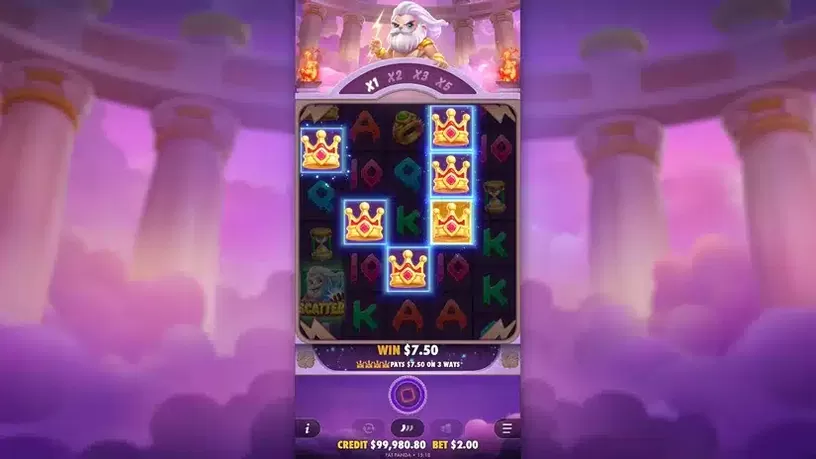 Olympus Wins slot screenshot 4