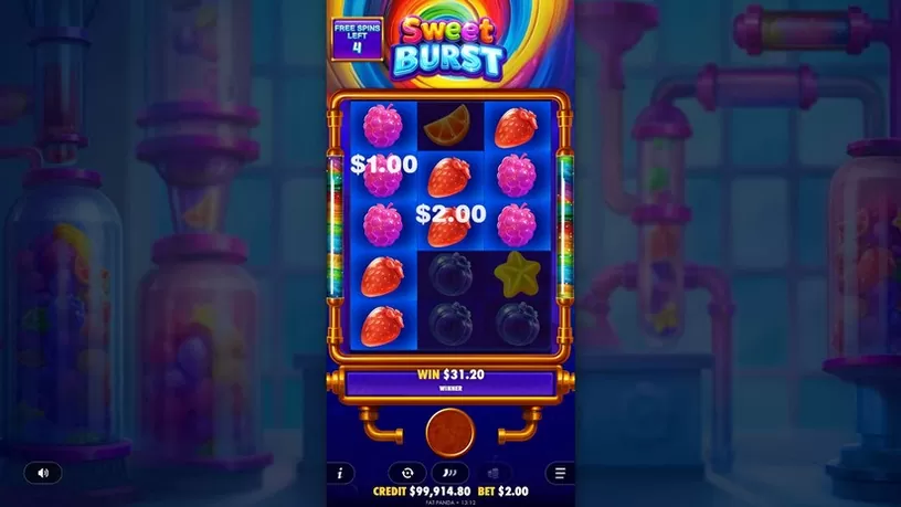 Sweet Burst slot screenshot 6