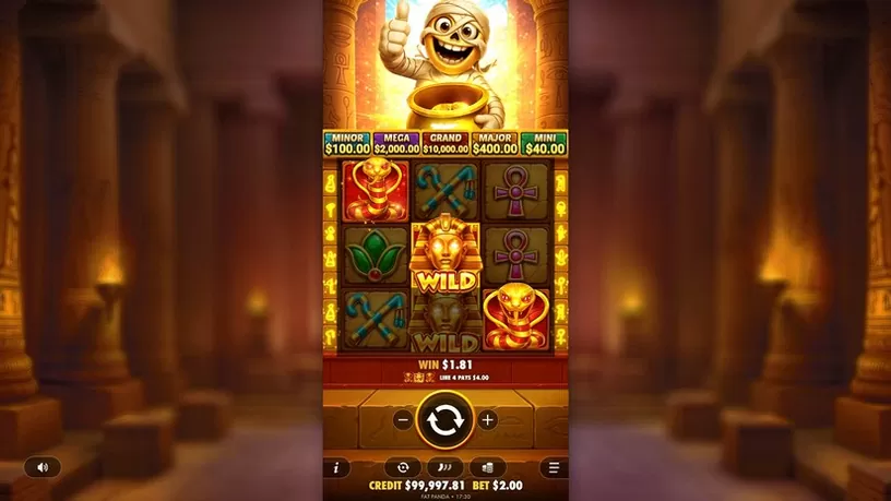 Tut’s Treasure Tower slot screenshot 2