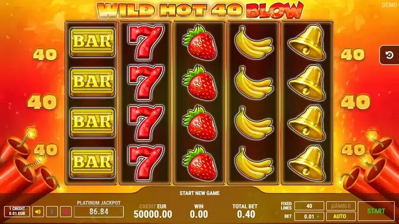 Wild Hot 40 Blow slot screenshot 1