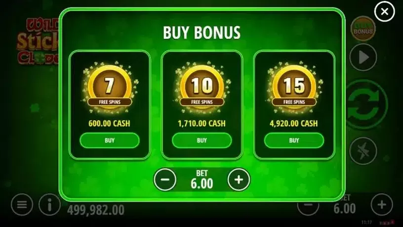 Wild Sticky Clover slot screenshot 5