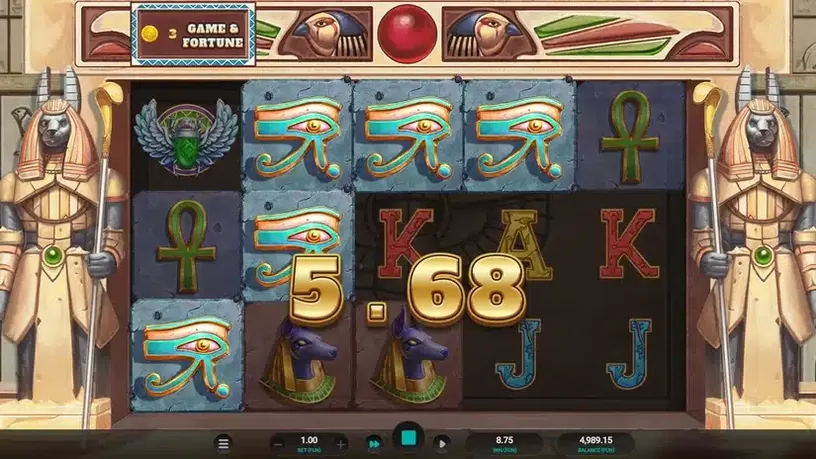 Curse of Ra slot screenshot 3