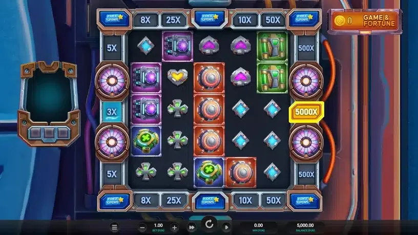 Cyber Vault slot screenshot 1