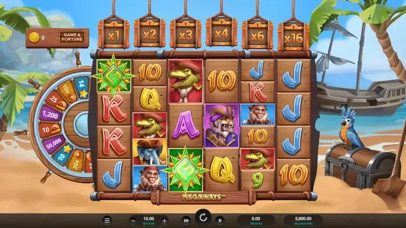 Wild Buccaneers Megaways slot screenshot 1