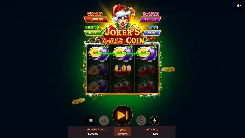 Joker’s X-Mas Coin slot screenshot 3